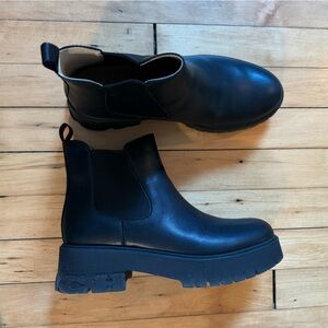 Coach Reid leather bootie